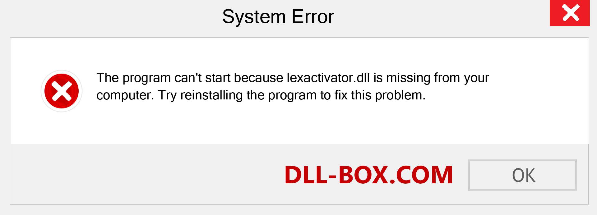  lexactivator.dll file is missing?. Download for Windows 7, 8, 10 - Fix  lexactivator dll Missing Error on Windows, photos, images